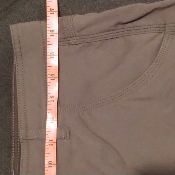 NWOT PrAna Men's Shorts Size: 32W x 12L "Breathe" Collection Color: Grey - Picture 9 of 16